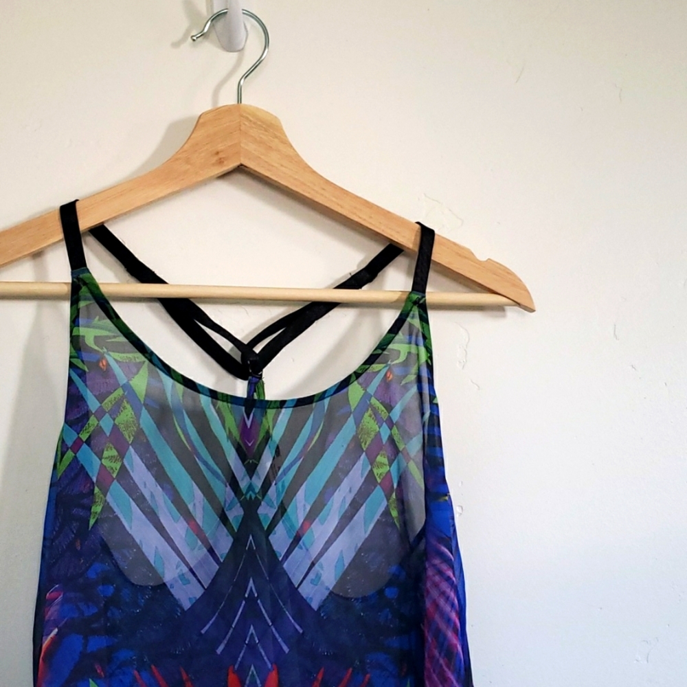 Decree Sheer Racerback Top